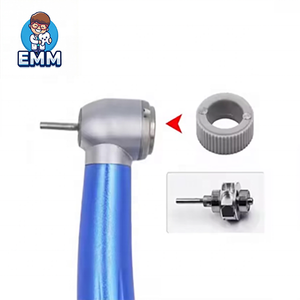Pièce à main dentaire à haute vitesse, turbine à air en acier inoxydable, tête de couple bleue, pour polissage, équipement dentaire - Product Image 4