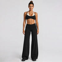 Soutien-gorge de sport personnalisé à double couche et bretelles croisées 2026 |   Haut de yoga sexy à bretelles réglables et blocs de couleur |   Crop top de sport à dos croisé Stitched Beauty