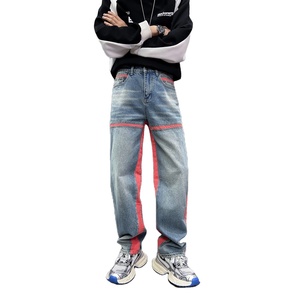 <span class=keywords><strong>Jeans</strong></span> elasticizzati con vestibilità regolare da <span class=keywords><strong>uomo</strong></span> Hip Hop personalizzati - Product Image 1