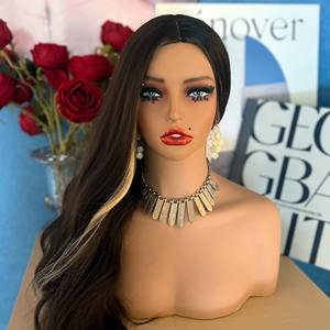 Peluca <span class=keywords><strong>de</strong></span> PVC modelo cabeza Europea mujer maniquí pendientes joyería foto transfronteriza - Product Image 1
