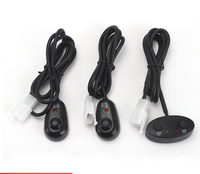 Indicateur lumineux LED 12V, en forme de goutte d'eau, avec bouton poussoir, vert et rouge, livraison gratuite