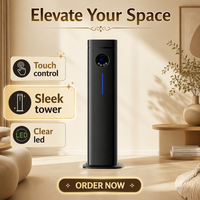 Diffuseur d'arômes électrique sans eau AeroScent pour hôtel, 600 ml, corps en alliage d'aluminium, écran tactile, commande par application, machine de parfumage multicolore