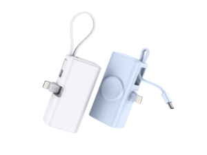 The 5000mAh Multi-Function Power Bank – Magnetic Wireless <b>Charger</b>, Built-in <b>Cables</b>, and Watch <b>Charger</b> All in One Compact Design - Product Image 1