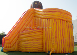 สไลเดอร์เป่าลมสไลด์แห้งแบบเกลียวสำหรับบ้านเด้งปราสาทเด้งในเชิงพาณิชย์แพลตฟอร์มแบบคอมโบ - Product Image 6