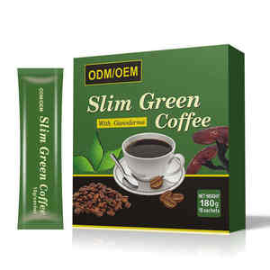 Kopi hijau ramping ukuran kustom untuk kopi pelangsing Super penurun berat badan dengan kemasan kotak rasa netral rasa gula - Product Image 1