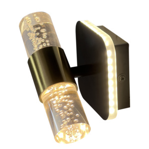 Thiết Kế Mới Acrylic Xi Lanh 10W LED Tường Đèn Bề Mặt Gắn Trong Nhà Trang Trí Tường Đèn Đen Brass Vàng Ấm Màu Trắng - Product Image 3