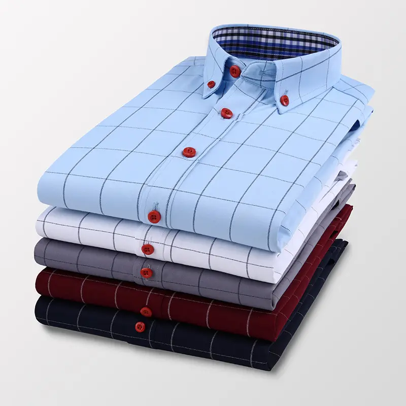 Модные дизайнерские деловые повседневные полосатые рубашки с длинным рукавом для мужчин OEM/ODM