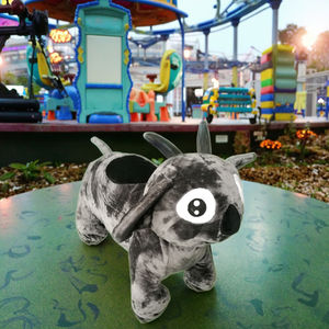 Elektrikli oyuncak araba Sikke işletilen köpek yürüyüş çocuklar için peluş hayvan - Product Image 1