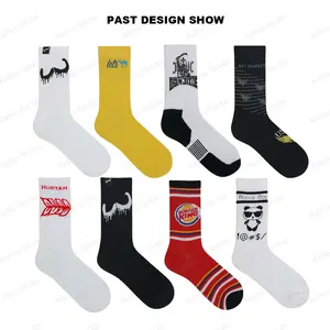 FREE DESIGN LOW MOQ High Quality Customs Tube Sports Socks Logo Custom Gym Socks Custom Design Athletic Socks