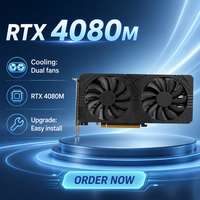 Carte graphique RTX4080 pour ordinateur portable, standard 12G 192 bits, débit de 216 Go/s, double ventilateur, carte vidéo de jeu personnalisée pour ordinateur de bureau, fourniture OEM