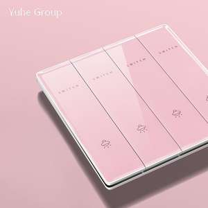 Interruptor de pared para el hogar con enchufe USB de carga rápida, pantalla táctil, interruptor de vidrio templado tipo tecla de piano, enchufe inteligente. - Product Image 4