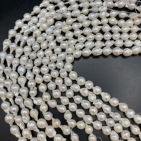 Collier ras du cou en perles d'eau douce de 10 à 11 mm pour femmes Nature's Nice PEARL CLASP avec perles nouées