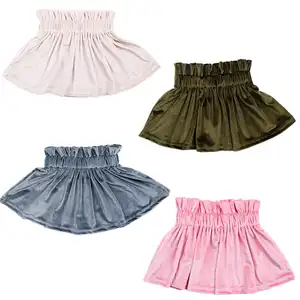 Rok Romper bayi perempuan kustom rok kain lembut lucu musim panas gaya sederhana diskon besar gaun berkualitas tinggi