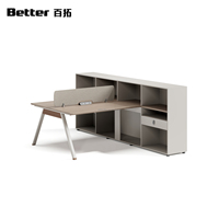Bureau d'ordinateur moderne en bois avec pieds en métal - Durable et écologique pour la maison, le bureau, l'hôpital, l'utilisation commerciale