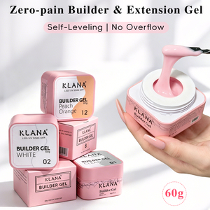 Nuevo Gel Constructor Nude de 60g, No Caliente, Fortalece el Poly Gel para Extensión de Uñas, para Salón o Uso Personal, 12 Colores - Product Image 1