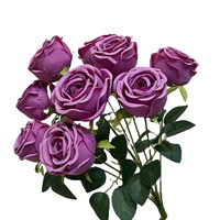 Offre Spéciale : Bouquet de Pivoines Artificielles en Soie Rose Violet, 10 Têtes – Fleurs Décoratives Économiques pour la Maison et les Mariages