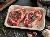 Plateau alimentaire en bagasse robuste, compostable, biodégradable, rectangulaire, à compartiments, résistant à l'eau, compatible micro-ondes et congélateur