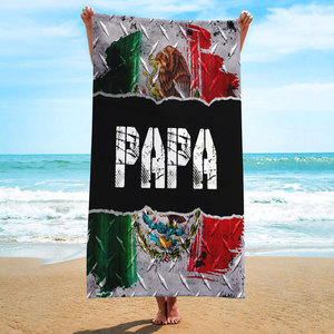 Cadeau de fête des pères pour papa personnalisé Baseball Sport séchage rapide absorbant natation <span class=keywords><strong>Camping</strong></span> <span class=keywords><strong>piscine</strong></span> bain plage essentiel serviette - Product Image 5