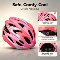 Casque de vélo pour enfants respirant d'été avec protection solaire, résistant à l'eau, léger, antichoc, équipement de sécurité extérieur