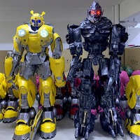 Kostum Robot Bercahaya 2.7M Ukuran Besar Berkualitas Tinggi, Penjualan Langsung Pabrik, Dapat Dipakai untuk Pertunjukan