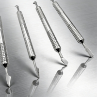 Outils à ongles de haute qualité pour la réparation des doigts, pousse-cuticules en acier inoxydable pour l'élimination des peaux mortes, pousse-cuticules en acier spécial pour l'élimination des placages d'ongles