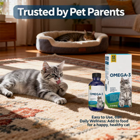 Huile de poisson Oméga-3 pure et naturelle 60 ml pour chiens et chats – Complément liquide pour la santé des articulations, de la peau, du pelage et du système immunitaire (EPA, DHA) – Marque privée