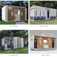 Toilettes mobiles écologiques en acier galvanisé de la marque Jiaxin, garantie 1 an, pour camping et zones touristiques