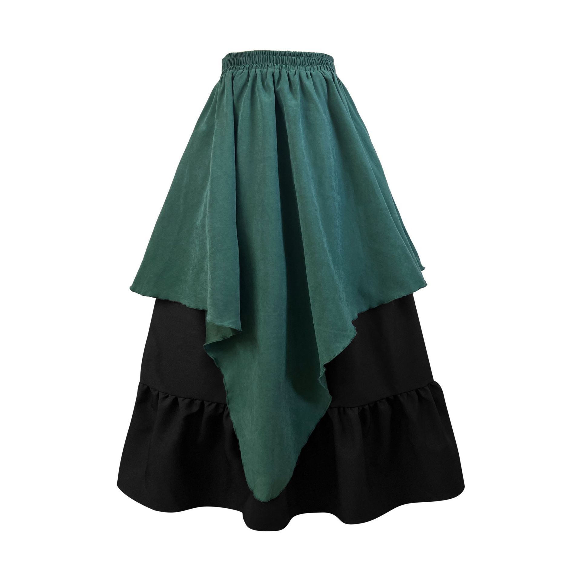 Jupe midi verte