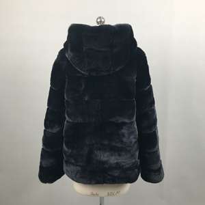 <span class=keywords><strong>Abrigo</strong></span> con capucha Reversible de invierno personalizado Real Rex Rabbit Outdoor Down Jacket Duck Down Jacket Women <span class=keywords><strong>Rab</strong></span> Down Jacket - Product Image 3