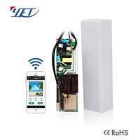 AC220V 433MHZ profesional inteligente garaje Motor Tubular controlador WIFI
