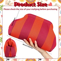 Pochette tissée personnalisée pour femme, sac tricoté rayé, sac à main coloré grande capacité pour les vacances et la vie quotidienne