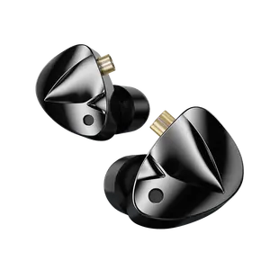 KZ D-Fi 인 이어 이어폰 고성능 플래그십 10mm 듀얼 자석 다이나믹 헤드폰 IEM 풀 메탈 3D 스테레오 0.75mm 핀