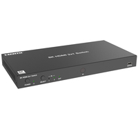 8K HDMI Switch 2 en 1 Out,4K 120Hz 3 puertos HDMI 2,1 Selector Box con control remoto API para sistema de cine en casa