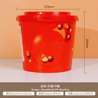Gobelet jetable en PP coloré de 1L pour l'emballage alimentaire, logo personnalisé disponible