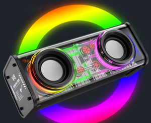 Xách Tay 10W Công Suất Cao Mecha Loa Siêu Trầm Loa 1800MAh Pin Powered TWS Chức Năng Máy Tính Giai Đoạn Sử Dụng Thiết Kế Trong Suốt - Product Image 6