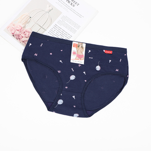 Mutandine di cotone con stampa floreale da donna UOKIN modello normale carino da donna a vita media slip intimo - Product Image 2