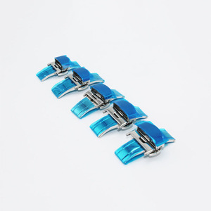 Bracelet de <span class=keywords><strong>montre</strong></span> IVANHOE à <span class=keywords><strong>boucle</strong></span> déployante double clic papillon, fermoir à bouton 14/16/18/20/22/24mm - Product Image 5