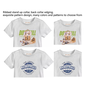Ensemble T-<span class=keywords><strong>shirt</strong></span> et short pour enfants, ensemble T-<span class=keywords><strong>shirt</strong></span> et short personnalisés, T-<span class=keywords><strong>shirt</strong></span> bébé garçon à la mode - Product Image 6