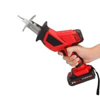 Tronçonneuse électrique portative rechargeable 48V au lithium-ion en cuivre pur pour la coupe du bois, du bambou et de la viande, grande capacité, utilisation extérieure