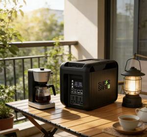 Supersafe T27 3000W <b>Solar</b> <b>Generator</b> Portable Power Station 110V/230V Output 2 kWh 3.2V 280AH Battery Metal Construction Fan - Product Image 6