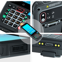 Escáner de código Qr para gestión de inventario, Android 10, 4 pulgadas, con teclado, manual, PDA para sistema de venta al por menor