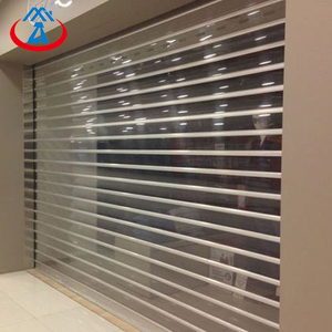 Thương Mại Rõ Ràng Polycarbonate Slat Roller Shutter Door - Product Image 1