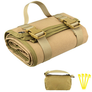 Tactical Shooting <b>Mat</b> 600D Oxford Cloth Moisture Proof Outdoor <b>Camping</b> <b>Mat</b> Rectangle Foam Fill Black Set - Product Image 2