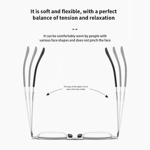 Venta al por mayor de fábrica de alta calidad de lectura portátil Anti luz azul <span class=keywords><strong>gafas</strong></span> de lectura <span class=keywords><strong>plegables</strong></span> con caja de Metal para hombres y mujeres - Product Image 6