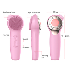 <span class=keywords><strong>Appareil</strong></span> de blanchiment innovant en silicone portable <span class=keywords><strong>pour</strong></span> le nettoyage <span class=keywords><strong>du</strong></span> <span class=keywords><strong>visage</strong></span>, nettoyant en profondeur des <span class=keywords><strong>pores</strong></span>, rajeunissement de la peau, fonction étanche, USB - Product Image 2