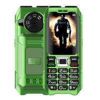 Elder 2G GSM teléfono inalámbrico altavoz robusto teléfono móvil Senior con 4 SIM