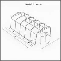 HONGTENG Garage pour voiture simple pliable en acier galvanisé moderne, durable, imperméable, portable, facile à assembler, extérieur