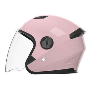 Casco de Motocicleta con Certificación 3C, Estilo Medio Casco, para Bicicleta Eléctrica y Scooter, con Visera, Casco Moderno para Hombres y Mujeres - Product Image 4