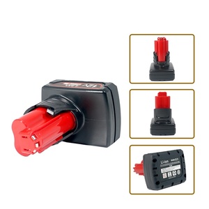 Batería de Litio de 12V 3Ah 5Ah 6Ah para <span class=keywords><strong>Milwaukee</strong></span> M12 XC 48-11-2410 48-11-2420 48-11-2411, Batería para Herramientas Inalámbricas de <span class=keywords><strong>12</strong></span> Voltios - Product Image 4