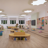 Meuble de rangement Montessori pour jouets d'école maternelle, armoire combinée, meuble d'angle pour zone artistique de maternelle, ensemble de meubles pour enfants